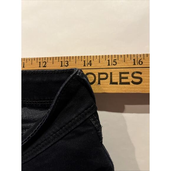 Levi’s 28x30 Black Denim Bold Curve Skinny Low Rise Bootcut Travel Jeans - Picture 5 of 16